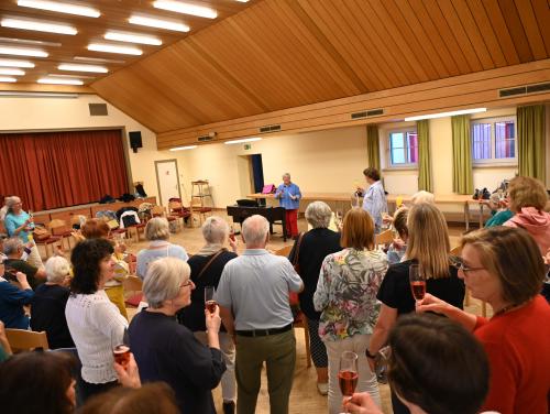 Sektempfang zum Chorjahresstart 26/27
